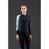 Гидромайка женская длинный рукав AQUA MARINA ILLUSION Women’s Rashguard LS (BLACK Print) S19, Размер (гидроодежда): 6 (XS), img 2