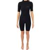 Гидрокостюм женский короткий Jetpilot FLIGHT 2x2 BZ SS SPRINGSUIT BLACK, Размер (гидроодежда): 16 (2XL)