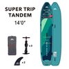SUP-доска надувная семейная Aqua Marina Super Trip Tandem 14'0"