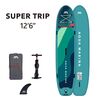 SUP-доска надувная семейная Aqua Marina Super Trip 12'6"