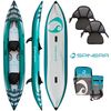 Каяк надувнной 2-местый для туризма Spinera Hybris 410 Teal/Grey/White PVC/HDDS S23, img 8