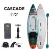 Каяк/SUP-доска надувная с веслом Aqua Marina Cascade 11'2"