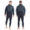 Гидрокуртка мужская с капюшоном Jetpilot HEATSEEKER TOUR COAT BLACK, Размер (гидроодежда): 14 (XL)