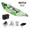 Каяк надувной одноместный с веслом Aqua Marina Betta-312 S23