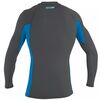 Гидромайка мужская длинный рукав O'Neill PREMIUM SKINS L/S RASH GUARD SMOKE/BRITE BLUE/SMOKE S21, img 2