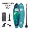 SUP-доска надувная семейная с иллюминатором Aqua Marina Super Trip View 11'2" S24