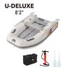 Лодка ПВХ с транцем под мотор Aqua Marina DELUXE U-TYPE Yacht Tender 2.5m with DWF Air Deck
