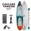 Каяк/SUP-доска надувная с веслом двухместная Aqua Marina Cascade Tandem 13'2"