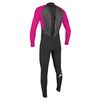 Гидрокостюм детский длинный O'Neill YOUTH REACTOR-2 3/2 BACK ZIP FULL BLACK/BERRY S21, Размер (гидроодежда): 6 (XS), img 2