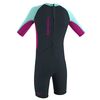 Гидрокостюм детский короткий O'Neill TODDLER REACTOR-2 2MM BACK ZIP S/S SPRING SLATE/BERRY/SEAGLASS S21, Размер (гидроодежда): Дет 4 (XS), img 2