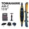 Каноэ надувное трехместное Aqua Marina Tomahawk AIR-C 478 S23