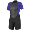 Гидрокостюм женский короткий O'Neill Wms Reactor-2 Spring BLACK/COBALT S22_O, Размер (гидроодежда): 8 (S)
