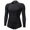 Гидрокостюм женский без ног длинный рукав O'Neill Wms Hyperfreak 2/1.5 F/Z L/S Spring BLK/BLK S22_O, Размер (гидроодежда): 8 (S)