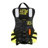 Спасательный жилет неопрен детский Jetpilot Cause Kids ISO 100N Neo black/yellow S23, Размеры (жилеты): Дет 6 years (127 cm)