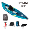 Каяк надувной одноместный Aqua Marina Steam-312