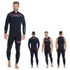 Гидрокостюм муж. длинный без рукавов+гидрокуртка на молнии JP RX VAULT RACE JOHN+JACKET BLACK/WHITE, Размер (гидроодежда): 10 (M)