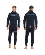Гидрокуртка мужская с капюшоном Jetpilot RX VAULT TOUR COAT BLACK/WHITE