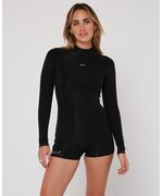 Гидрокостюм женский Follow P1 Ladies 2/2mm L/S Spring Black, Размер (гидроодежда): 10 (M)