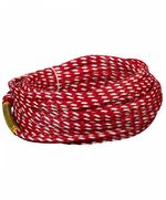 Фал для 1-2 местных баллонов Connelly 60ft 2P CLASSIC TUBE ROPE WHITE/RED