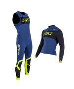 Гидрокостюм муж. длинный без рукавов+гидрокуртка на молнии JP RX Race John&Jacket navy/yellow S23