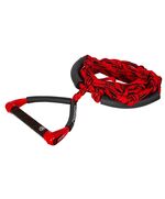 Фал с рукояткой для вейксерфинга O'Brien ROPE PRO SURF 10" RED S23
