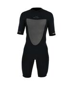 Гидрокостюм мужской короткий Jetpilot FLIGHT 2x2 BZ SS SPRINGSUIT FLATLOCK BLACK/BLACK