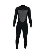 Гидрокостюм мужской длинный Jetpilot FLIGHT 3x2 BZ STEAMER FLATLOCK BLACK/BLACK