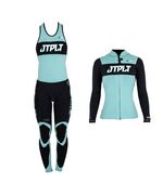 Гидрокостюм жен.длинный без рукавов+гидрокуртка на молнии Jetpilot RX Jane&Jacket wms black/teal S23