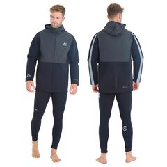 Гидрокуртка мужская с капюшоном Jetpilot HEATSEEKER TOUR COAT BLACK, Размер (гидроодежда): 10 (M)