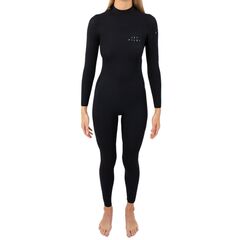 Гидрокостюм женский длинный Jetpilot FLIGHT 3x2 LS BZ STEAMER BLACK, Размер (гидроодежда): 16 (2XL)