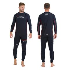 Гидромайка мужская длинный рукав Jetpilot RX VAULT LS RASHIE BLACK, Размер (гидроодежда): 8 (S)