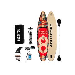 SUP-доска надувная с веслом Aquacore Cucumber 315