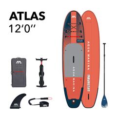 SUP-доска надувная с веслом Aqua Marina Atlas 12'0" S24