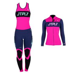 Гидрокостюм жен.длинный без рукавов+гидрокуртка на молнии Jetpilot RX LADIES JANE+JACKET NAV/PNK, Размер (гидроодежда): 16 (2XL)