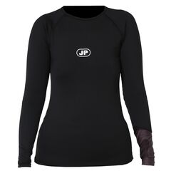 Гидромайка женская длинный рукав Jetpilot Zahra L/S Ladies Rashie black S24, Размер (гидроодежда): 8 (S)