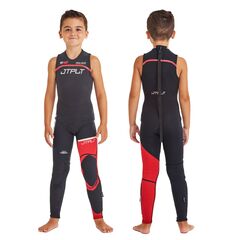 Гидрокостюм детский длинный без рукавов Jetpilot RX YOUTH RACE JOHN BLACK/RED, Размер (гидроодежда): Дет 10 (L)