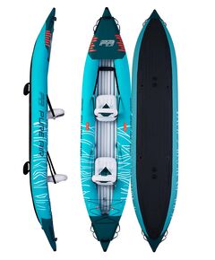 Каяк надувной двухместный с веслами Pure Air Glider-412