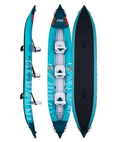 Каяк надувной трехместный с веслами Pure Air Glider-475