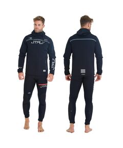 Гидрокуртка мужская с капюшоном Jetpilot RX VAULT TOUR COAT BLACK/WHITE, Размер (гидроодежда): 10 (M)