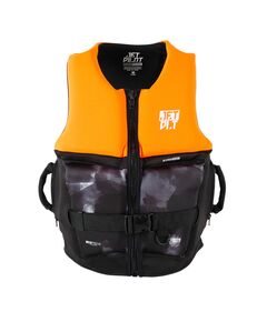 Спасательный жилет для гидроцикла неопрен мужской Jetpilot 3SXTY HYPERFLEX S-GRIP ECO CHAR/ORG L50, Размеры (жилеты): 10 (M)