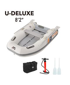 Лодка ПВХ с транцем под мотор Aqua Marina DELUXE U-TYPE Yacht Tender 2.5m with DWF Air Deck