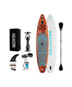 SUP-доска надувная с веслом Aquacore Regata 350