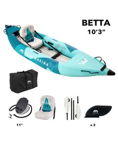Каяк надувной одноместный с веслом Aqua Marina Betta-312