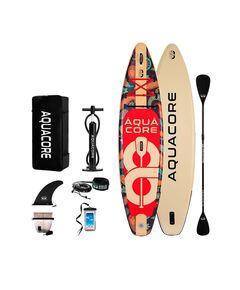 SUP-доска надувная с веслом Aquacore Cucumber 315