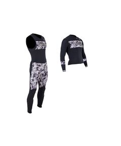 Гидрокостюм муж длин без рукавов+гидрокуртка на молнии Jetpilot RX Race John/Jacket Black/Camo S22