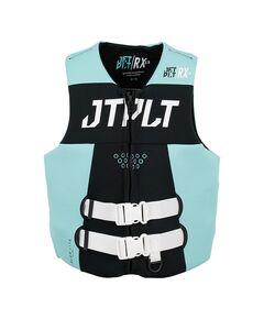 Спасательный жилет неопрен женский для гидроцикла Jetpilot RX F/E Neo ISO 50N Vest black/teal S24, Размеры (жилеты): 12 (L)
