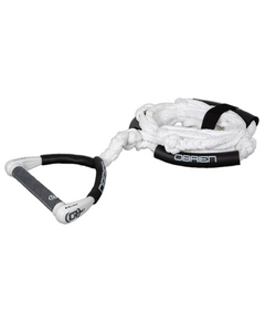 Фал с рукояткой для вейксерфинга O'Brien HANDLE PRO SURF 10" w/ POLY LINE GREY/WHITE
