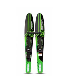 Лыжи парные прогулочные детские O'Brien VORTEX 54" GREEN W/ JR X7