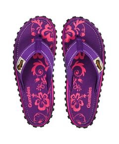 Шлепки женские Gumbies Flip-Flops PURPLE HIBISCUS S20