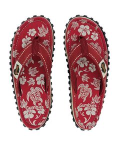Шлепки унисекс Gumbies Flip-Flops PACIFIC RED S20